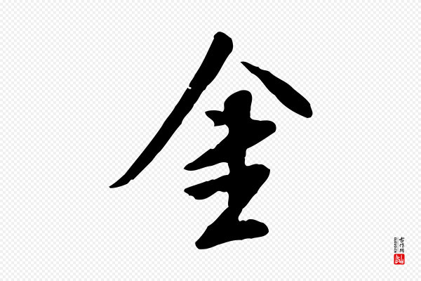 陈继儒《跋安焘批答帖》金