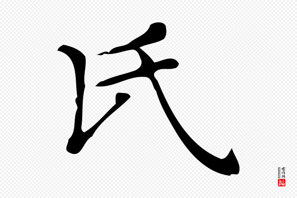 文徵明《跋万岁通天进帖》氏