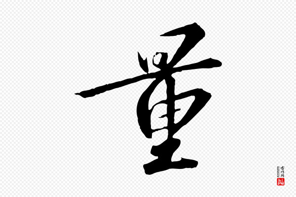 高宗《千字文》量