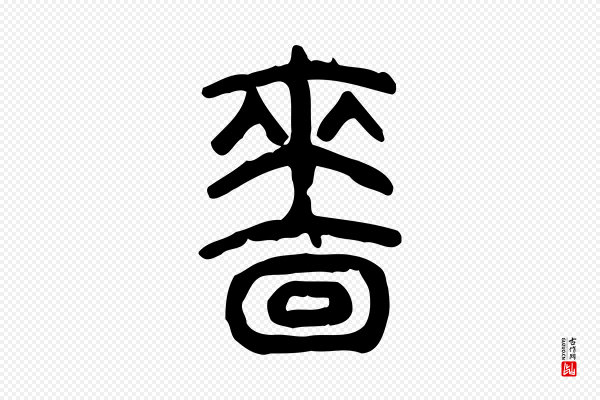 许慎《说文解字》嗇(啬)