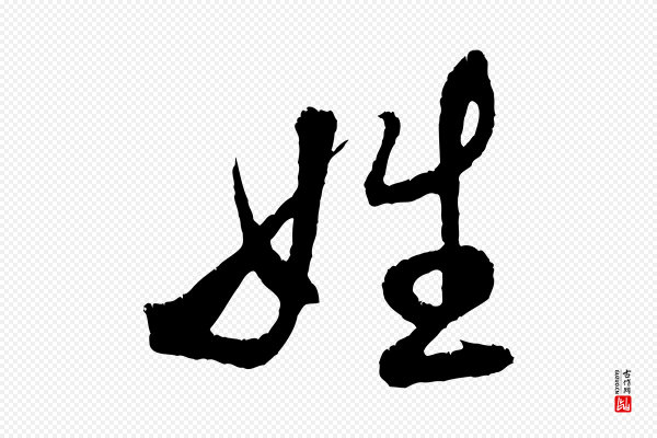 米芾《苕溪诗》姓