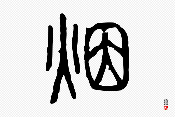 许慎《说文解字》煙(烟)
