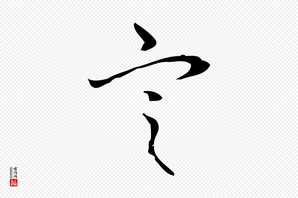 高宗《跋临锺繇千字文》定