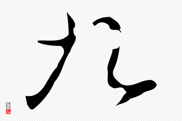 怀素《跋孝女曹娥碑》九