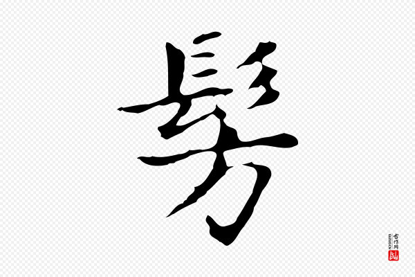 董其昌《孝女曹娥碑》彷
