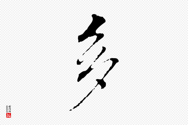 董其昌《跋洛神赋十三行补》多