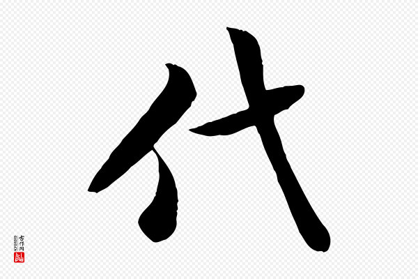 米芾《跋殷令名碑後》代
