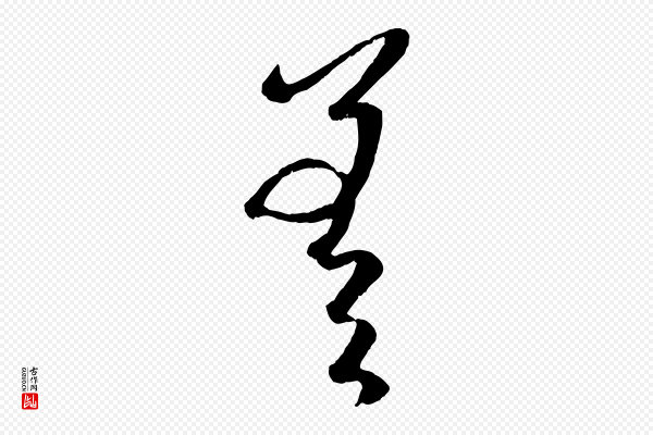 赵孟頫《临右军帖》差