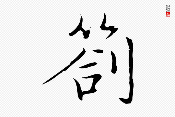 文徵明《跋袁生帖》劄