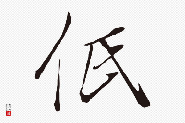 董其昌《书古人诗》低
