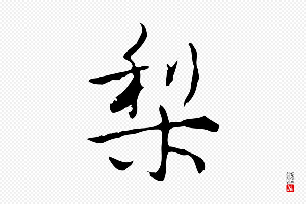 高宗《跋行穰帖》梨