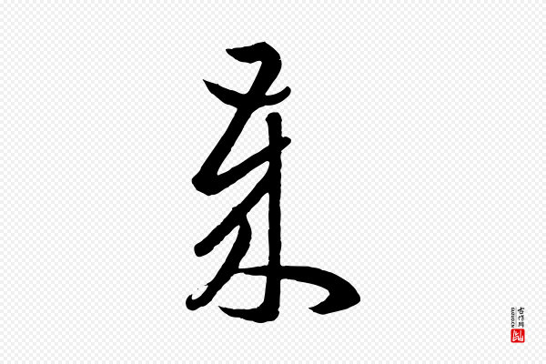 赵孟頫《临右军帖》歲(岁)