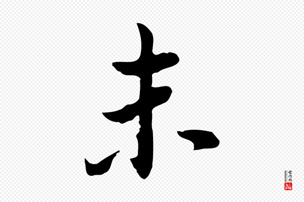 董其昌《洛神赋十三行补》未