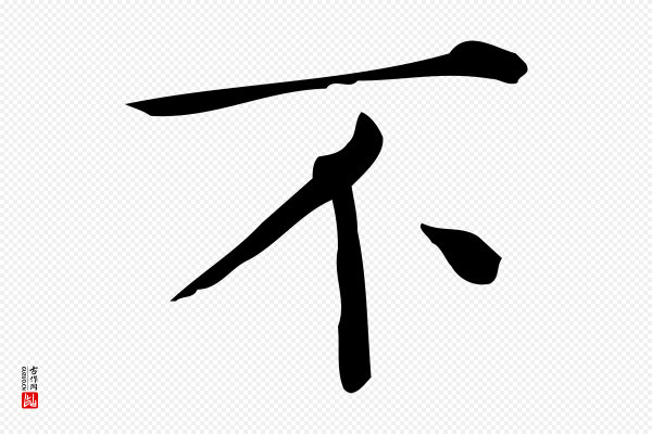 佚名《临右军东方先生画赞》不