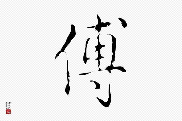 高宗《跋廌季直表》傅