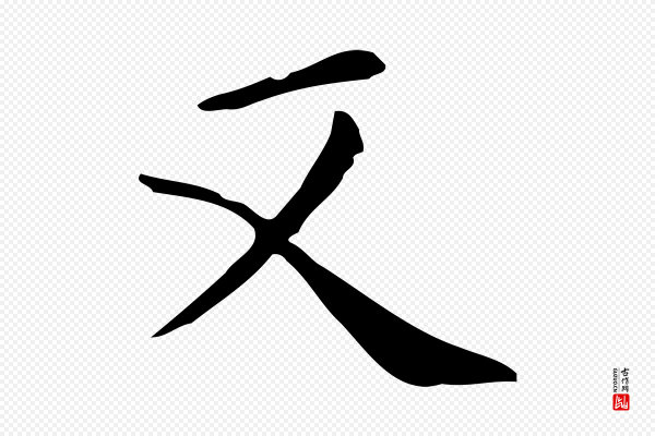 佚名《临右军东方先生画赞》又