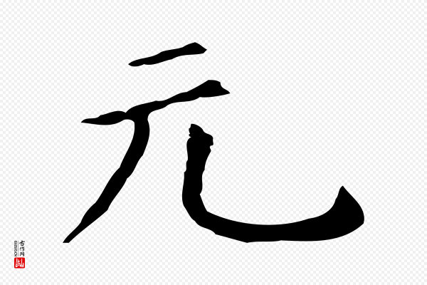 董其昌《孝女曹娥碑》元