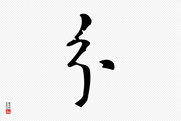 董其昌《跋中秋帖》分