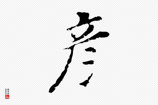董其昌《跋与中峰帖》彥(彦)