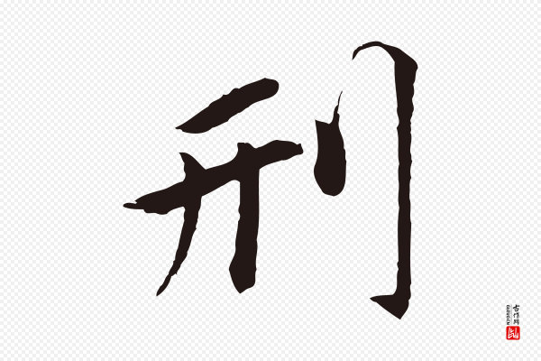 董其昌《跋孝经》刑