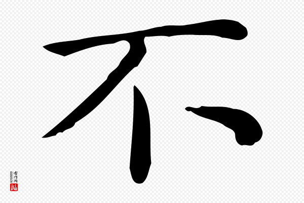 佚名《临右军东方先生画赞》不