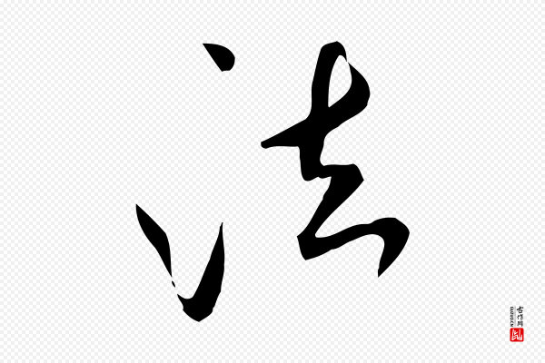 米芾《跋殷令名碑後》法
