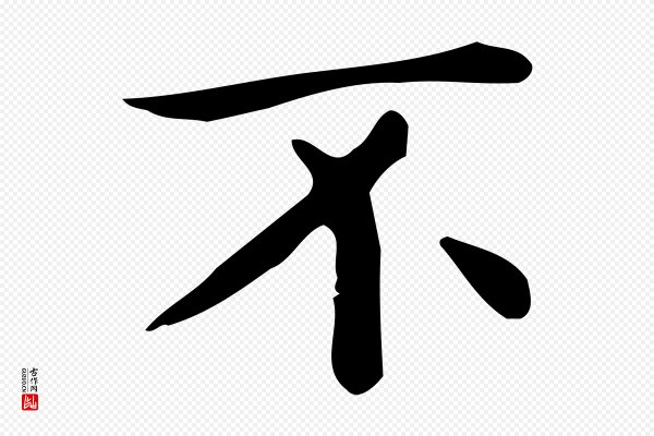 佚名《临右军东方先生画赞》不
