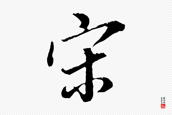 董其昌《跋洛神赋十三行补》宋