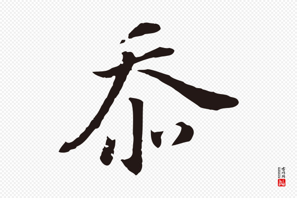 董其昌《跋孝经》忝
