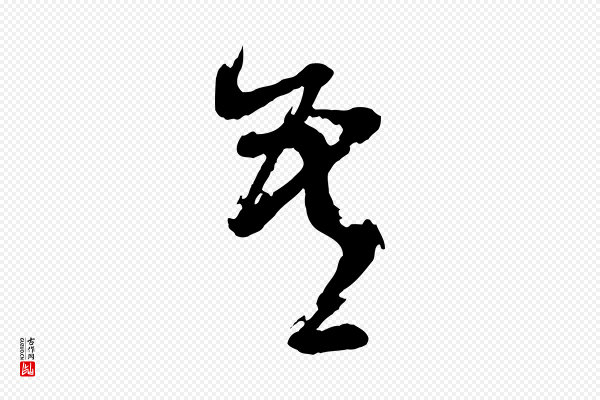 董其昌《跋保母帖》吾