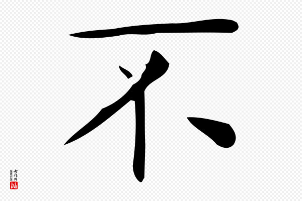 佚名《临右军东方先生画赞》不