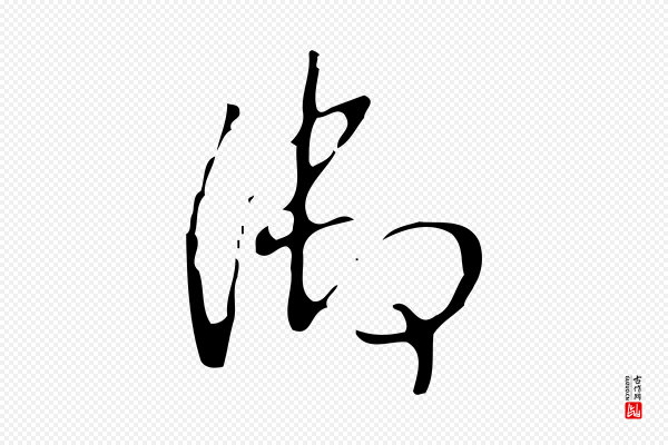 高宗《跋临锺繇千字文》御