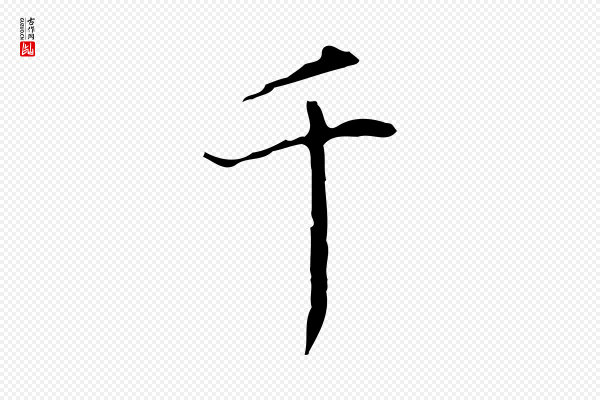 高宗《跋临锺繇千字文》千