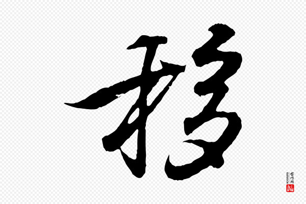 王羲之《临锺繇千字文》移