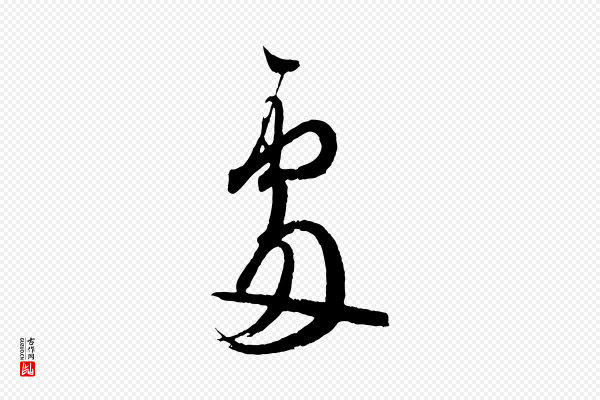 王羲之《二谢帖》處(处)