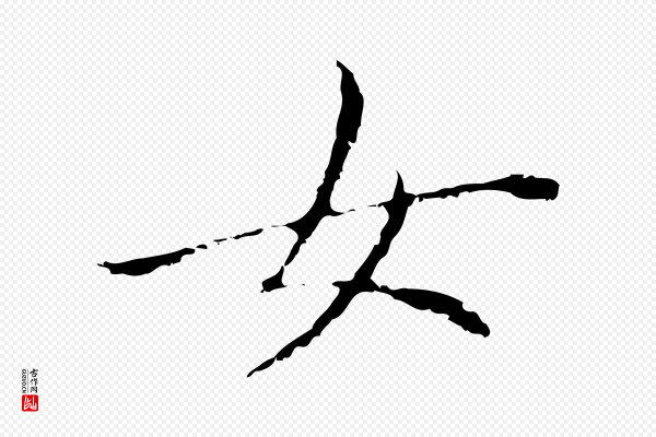董其昌《孝女曹娥碑》女