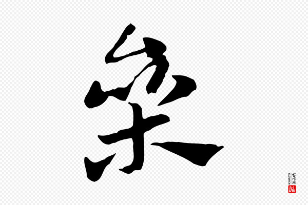 赵孟頫《急就章》參(参)