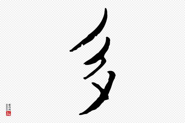 米芾《跋褚遂良临兰亭序》多