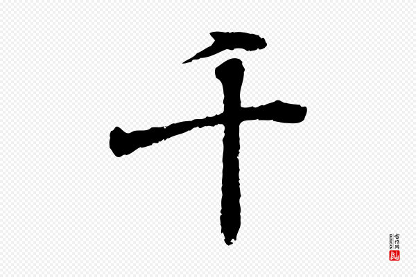 王羲之《临锺繇千字文》千