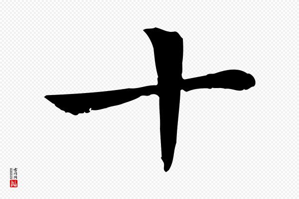柳公权《跋送梨帖》十