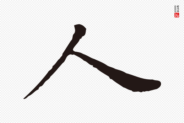 董其昌《跋孝经》人