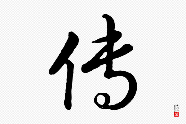 高宗《嵇康养生论》傳(传)