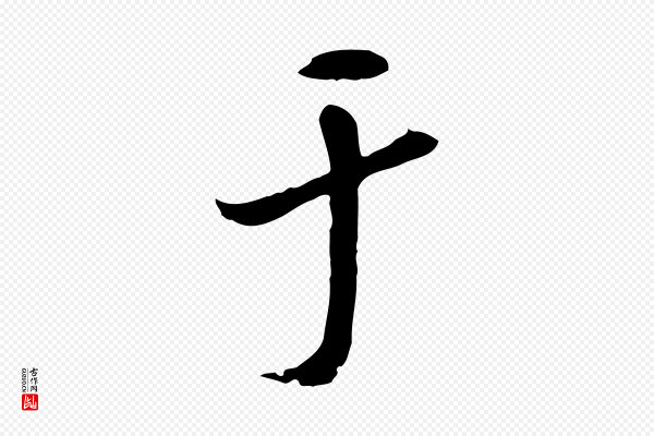 米芾《跋殷令名碑後》于