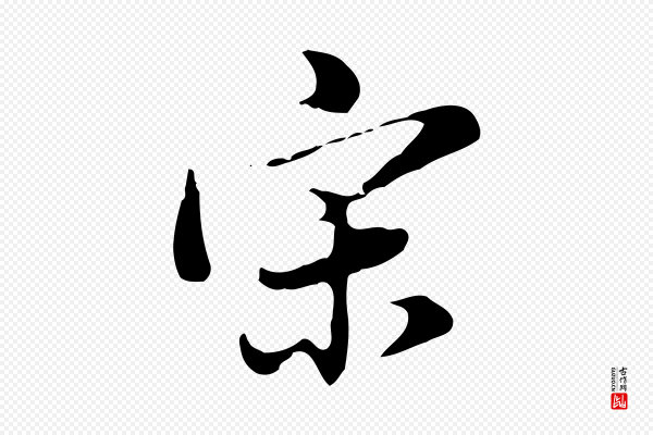 董其昌《洛神赋十三行补》宗