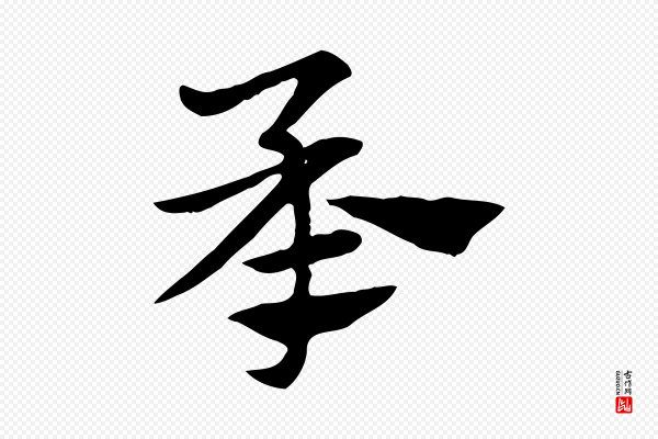 赵孟頫《急就章》承