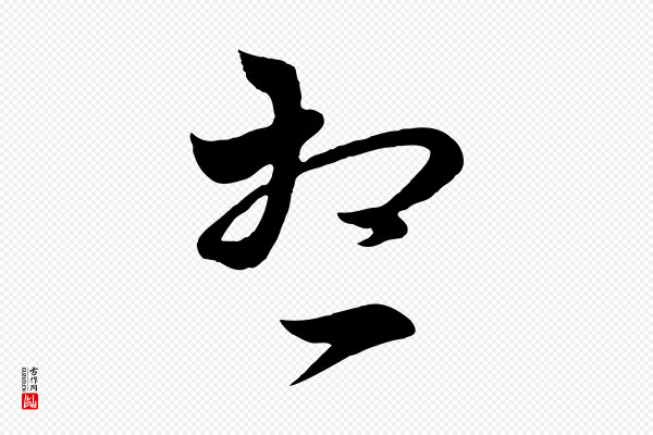 赵孟頫《临右军帖》想
