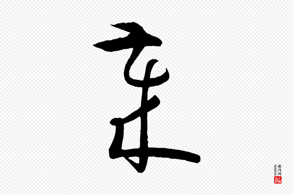 孙过庭《书谱》歲(岁)