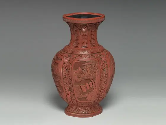 明代“青花山水人物纹梅瓶”陶瓷器- 艺术品- 集古作网