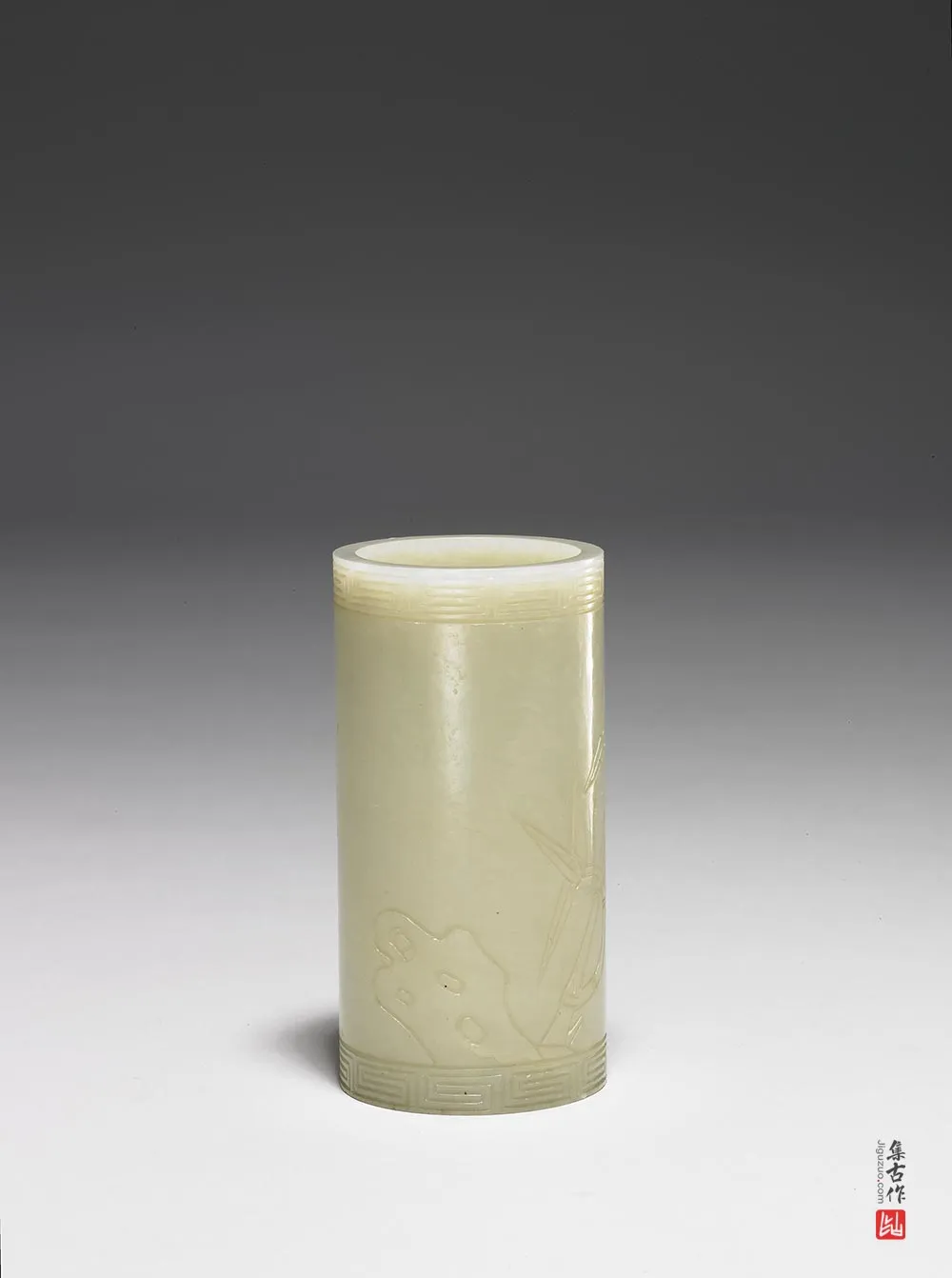 清代“玉笔筒”玉器-(4)