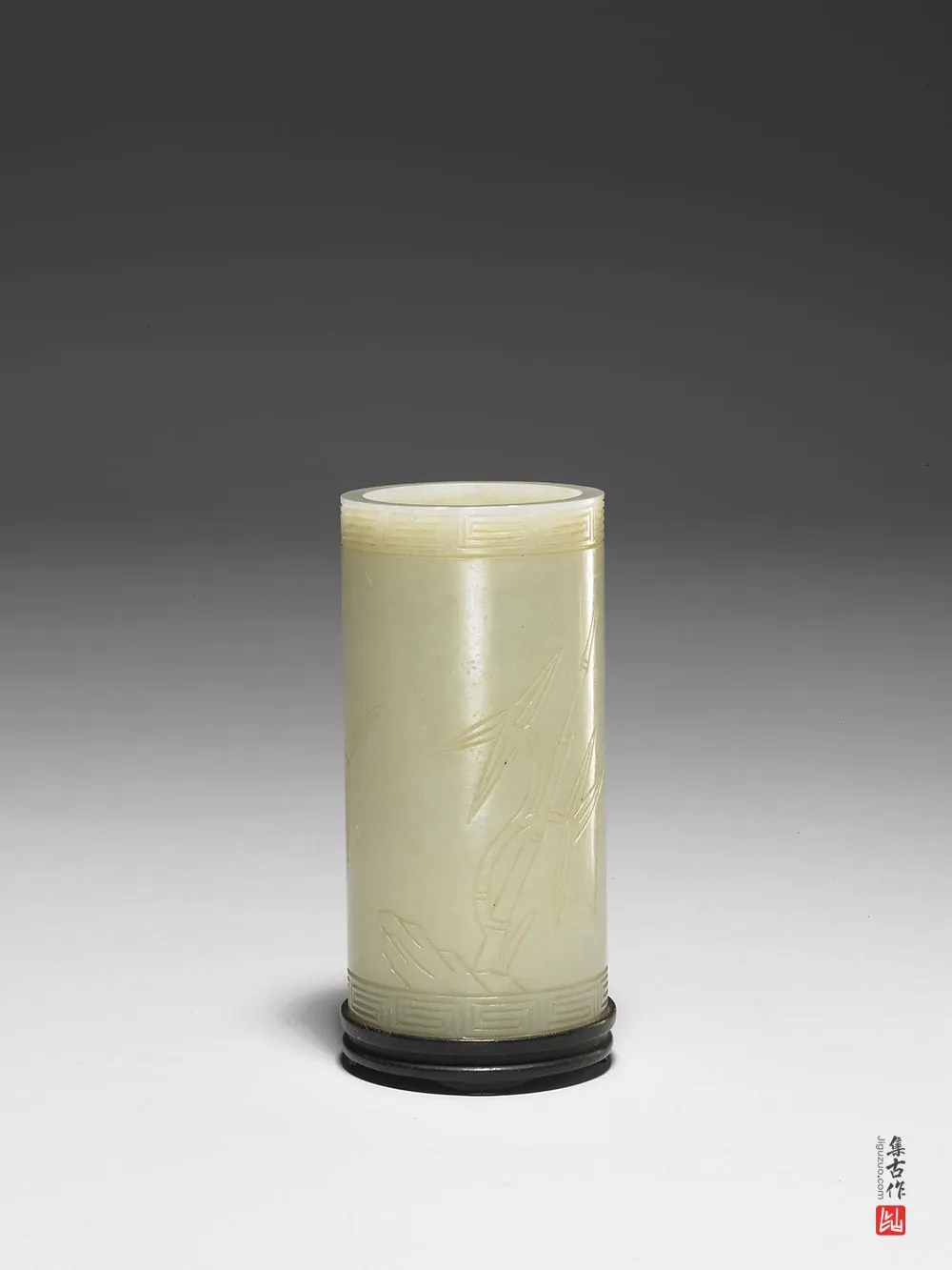 清代“玉笔筒”玉器-(2)